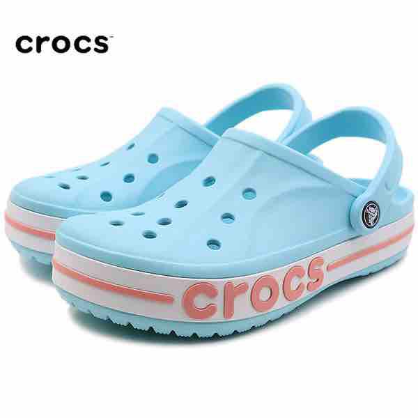 Crocs Women's Bayaband Clogs Blue รองเท้าcrocs สีฟ้า อ่อนหวาน ลุคใสๆ