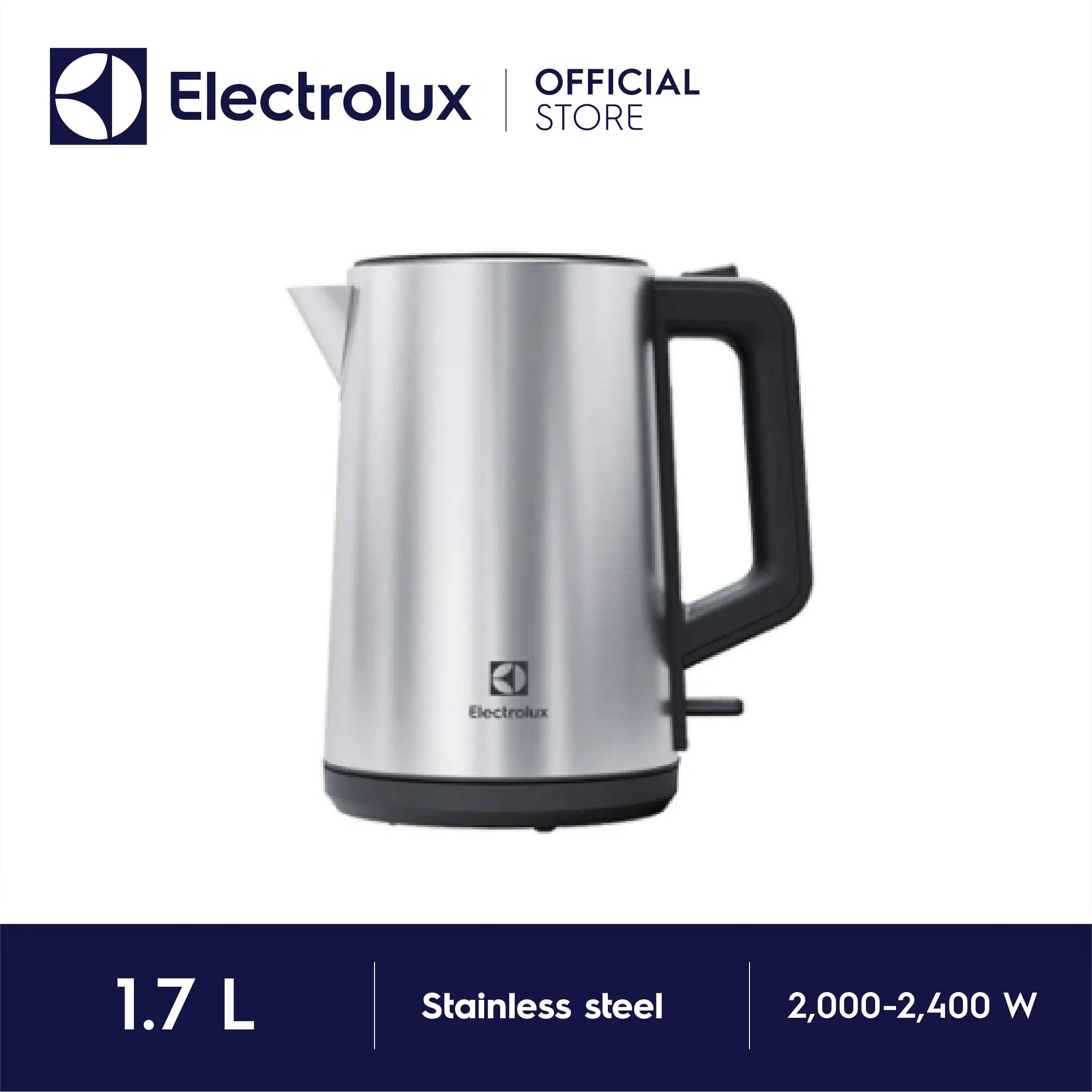 Electrolux กาต้มน้ำไฟฟ้า ความจุ 1.7 ลิตร รุ่น E4EK1-50SS 