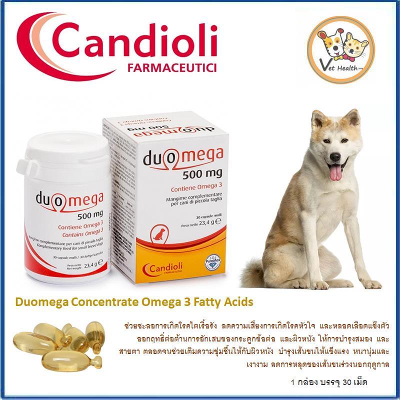 อาหารเสริมสำหรับสุนัข Duomega Dog 500 mg