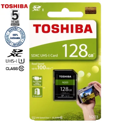 Toshiba 128GB SDXC UHS-I (100MB/s)