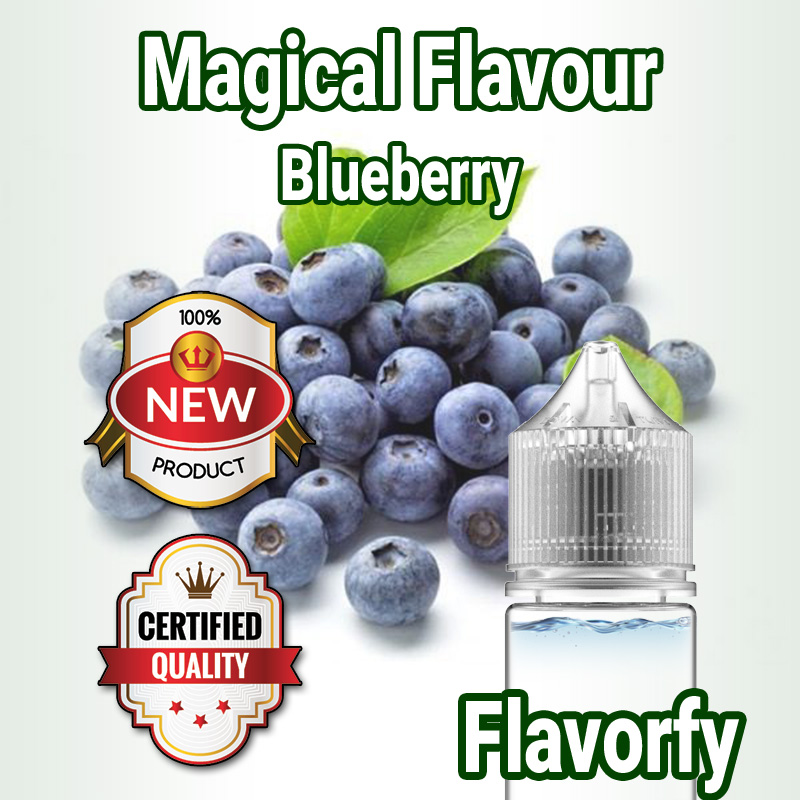 Magical Flavour Blueberry 8002 - กลิ่นบลูเบอร์รี่ 8002 - กลิ่นผสมอาหาร - ผ่านการรับรองจาก อย. ประเทศไทย บรรจุและขายโดย Flavorfy กลิ่นผสมอาหารอเนกประสงค์ เหมาะสำหรับ ลูกอม, กัมมี่, น้ำผลไม้, เบเกอรี่, ไอศครีม, ของเหลวอื่่นๆ