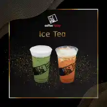 ภาพขนาดย่อของสินค้าE-vo Coffee today Ice Tea / Green Tea / Ice Chocolate เครื่องดื่ม ชาเย็น/ชาเขียวเย็น/ช็อกโกเเลตเย็น เมนูใดก็ได้ 2 แก้ว