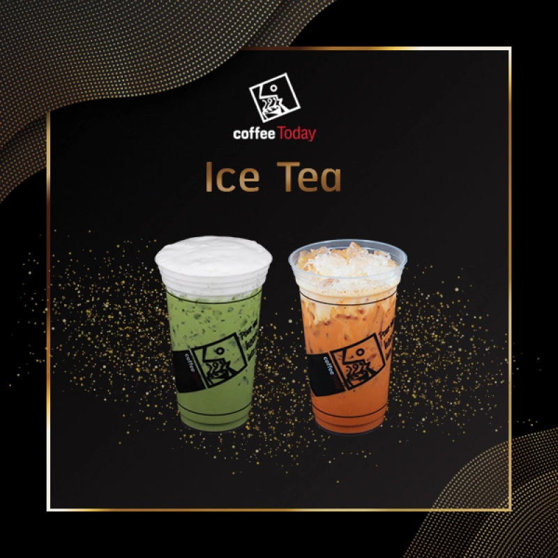 ภาพหน้าปกสินค้าE-vo Coffee today Ice Tea / Green Tea / Ice Chocolate เครื่องดื่ม ชาเย็น/ชาเขียวเย็น/ช็อกโกเเลตเย็น เมนูใดก็ได้ 2 แก้ว