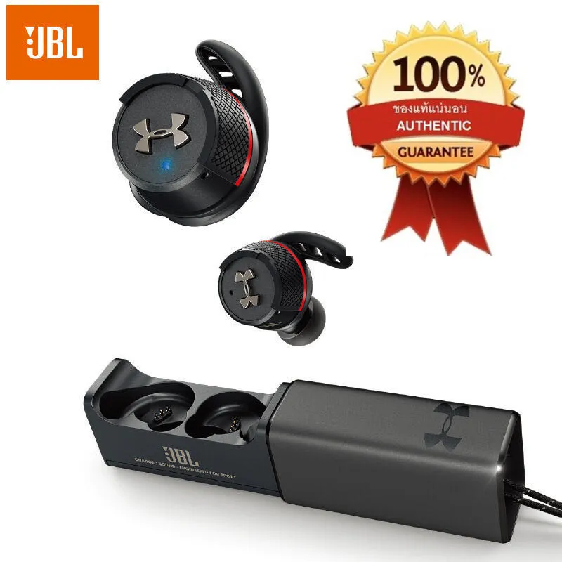 1.หูฟังบลูทูธJBL UA FLASH T280 TWS C230 Wireless In Ear Headphones Bluetooth V4.2 Sport Earphone Deep Bass IPX7 Waterproof Earbuds with Charge Box and Microphone ( หูฟังบลูทูธ , หูฟังไร้สาย , Bluetooth