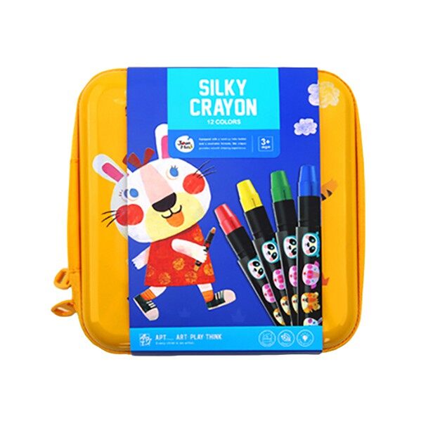 Joan Miro สีเทียน เซ็ทกระเป๋า Iron box Silky Crayon 12 colors ราคาถูกที่สุด