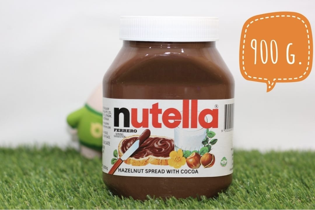 แยมนูเทลล่า Nutella Spread แยมทาขนมปัง นูเทลล่าแยมขวดแก้ว ขนาด 900 กรัม สินค้านำเข้า