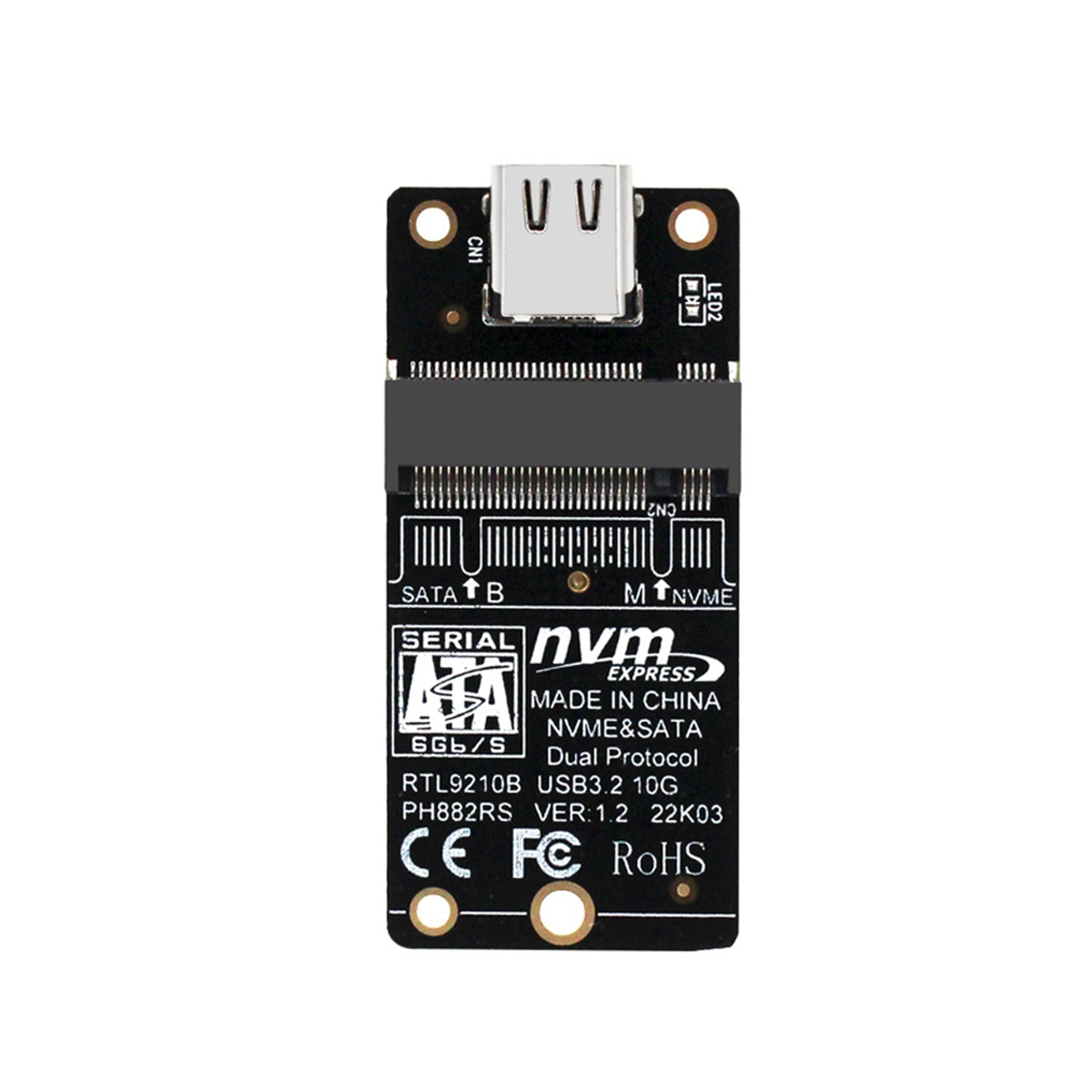 M 2 To USB 3 1 TYPE C Adapter PCIE NVME SSD M 2 SATA SSD To USB C Riser 