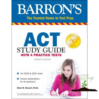 Standard product BARRON'S ACT: STUDY GUIDE WITH 4 PRACTICE TESTS