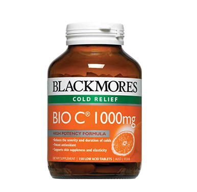 (150 tabs) BLACKMORES BIO C 1000 mg แบลคมอร์ส วิตามิน ไบโอ ซี