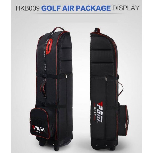 กระเป๋าใส่ถุงกอล์ฟขึ้นเครื่องบิน HKB009 แบบมีล้อลาก สบาย และมีนวมอย่างหนามากๆครับ มาพร้อมกับกระเป๋าเก็บถุงขึ้นเครื่อง