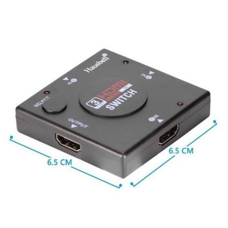 SALE กล่องรวมจอ HDMI Switch 3in1 (Black) #คำค้นหาเพิ่มเติม ตัวแปลง USB3.0 OKER HUB USB3.0 แบตเตอรี่สำรอง 10,000mAh Toshino รางปลั๊ก 3 ช่อง กล้องเว็บแคม full hd 1080P