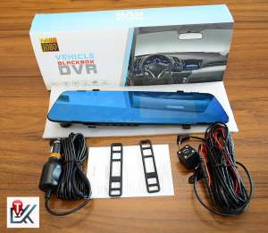 กล้องติดรถยนต์แบบกระจกมองหลัง Vehicle Blackbox DVR รหัส 210S