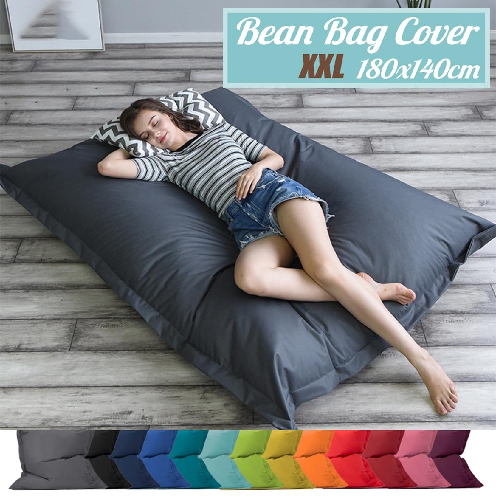 sbb ?High Quality?140*180CM Large Waterproof Bean Bag Floor Cushion Garden Indoor/Outdoor Bed Beanbag