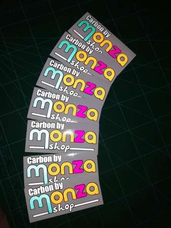 สติ๊กเกอร์ ม่อนซ่า Sticker carbon by monza shop