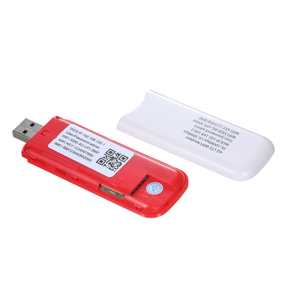 4G LTE USB Modem 4G Router Mobile WiFi Hotspot with SIM Card Slot ...