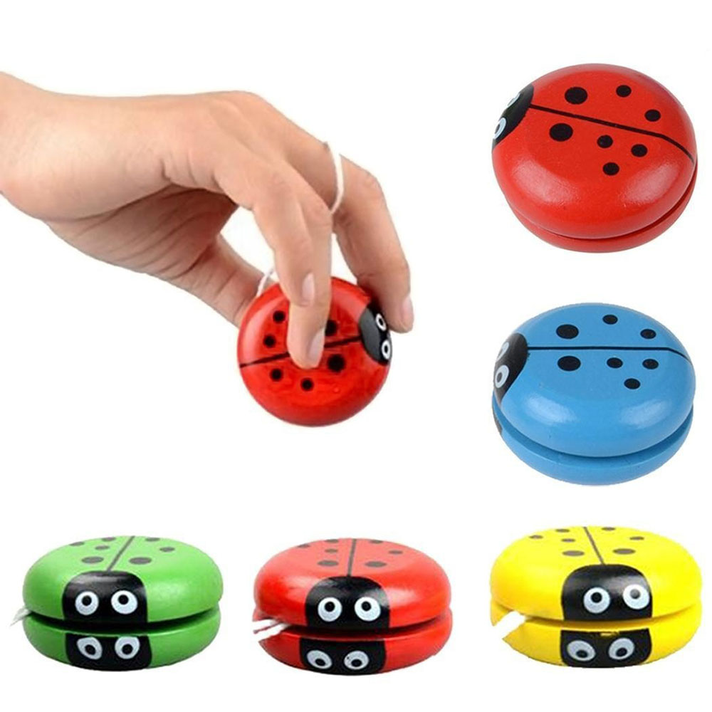 HISTO ของเล่น Bug Ladybug เด็กแมลงลูกโยโย่ YoYo ของเล่นคลาสสิก