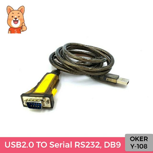USB TO Serial RS232, DB9 (OKER Y-108)