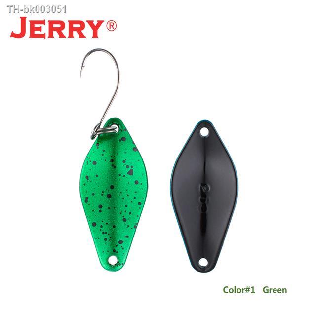 Jerry Cepheus Trout Lures Mini Brass Fishing Spoons 2.5g