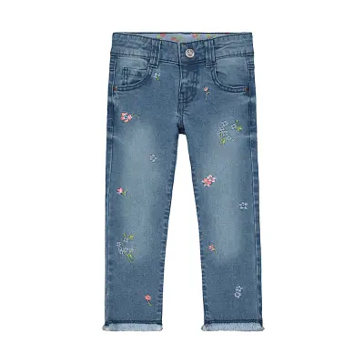 mothercare embroidered frayed hem jeans VB622