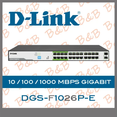 D-LINK DGS-F1026P-E 24-Port 1000Mbps PoE Switch with 2 SFP Ports BY B&B ONLINE SHOP
