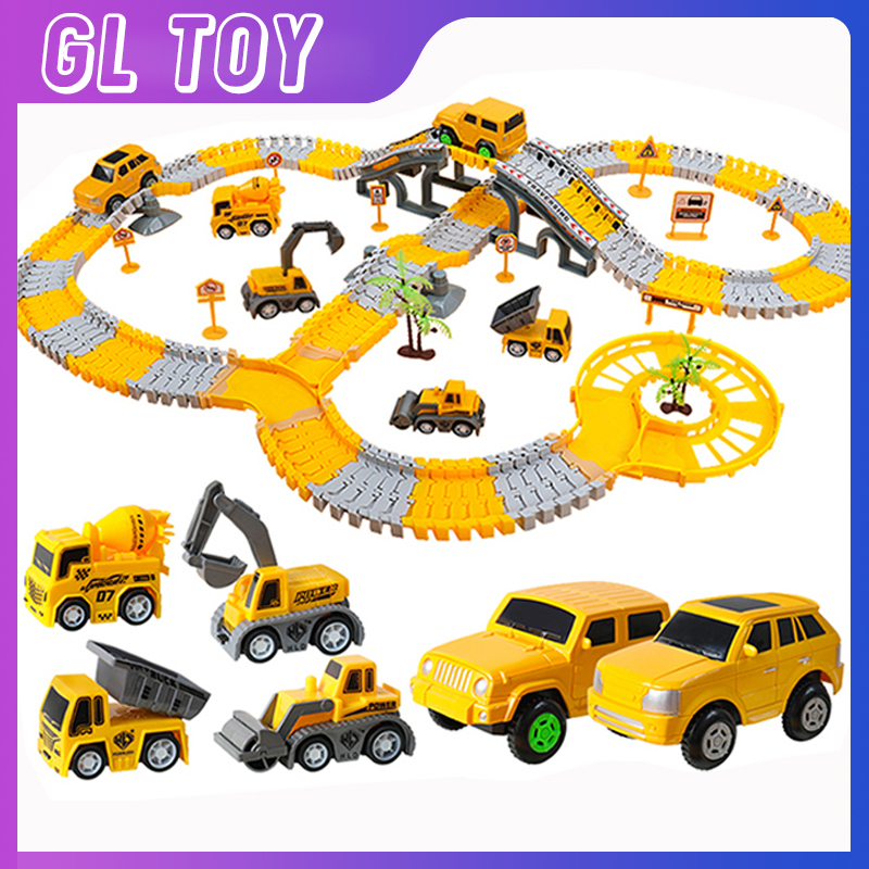 พร้อมส่⚡รถแม็คโคร รถไฟราง ชุดรถไฟของเล่น ของเล่นเด็ก รถไฟ ชุดใหญ่ สร้างเสริมพัฒนาการเด็ก ของเล่นสำหรับเด็ก ​kidtoy W0070