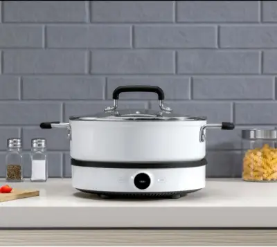 Xiaomi Original Product DCL01CM เตาแม่เหล็กไฟฟ้า เตาไฟฟ้า Dual Frequency Firepower Precise Control Induction Cooker+Induction cooker household pan สินค้ารับประกัน 1 เดือน