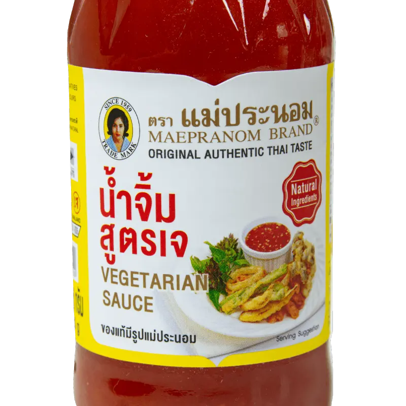 ภาพสินค้าน้ำจิ้มไก่เจ แม่ประนอม 260 กรัม น้ำจิ้มไก่อร่อย ต้องตราแม่ประนอมเท่านั้น Vegetarain sauce น้ำจิ้มไก่ อาหารเจ มังสวิรัต จากร้าน WegoVegan บน Lazada ภาพที่ 5