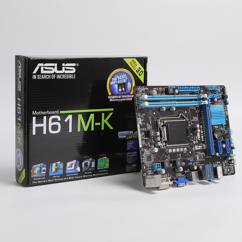 1155/Mainboard/Asus H61M-K/DDR3/gen2-3 | Lazada.co.th