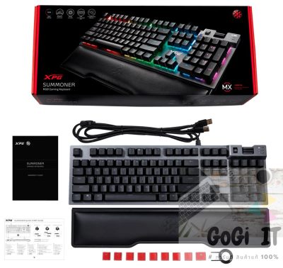 XPG SUMMONER Keyboard Gaming w/CHERRY MX Switches RGB lighting (THA/ENG) ประกัน 2 ปี