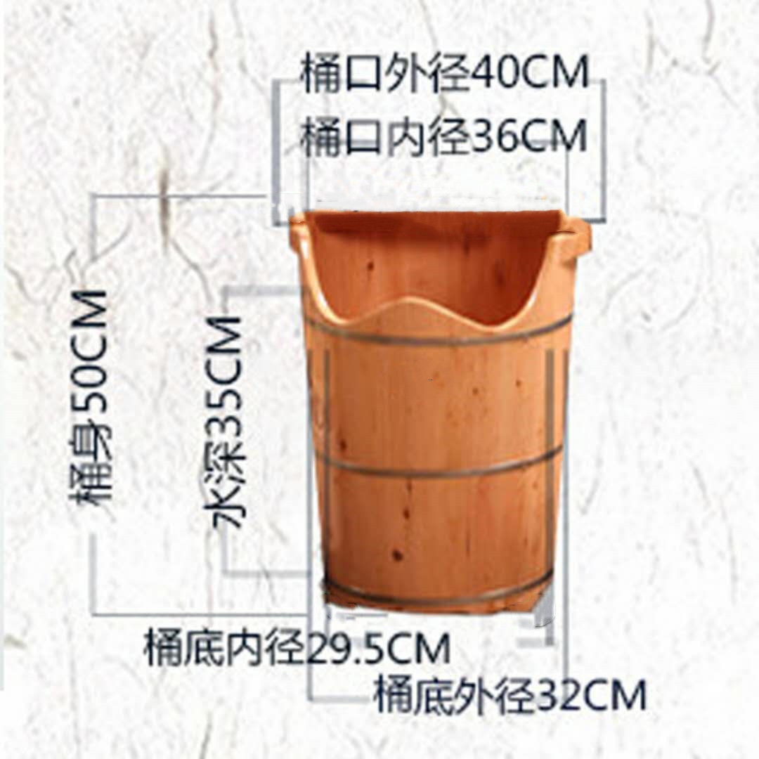 (Benefits) To Soak The Foot Cedar Steaming Barrel Had Foot Bath Foot