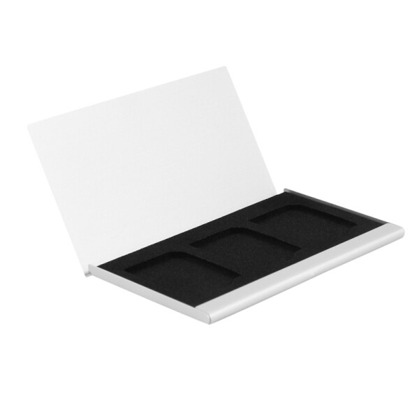 Bảng giá Aluminum Alloy Memory Card Case Card Box Holders For 3PCS SD Cards Phong Vũ