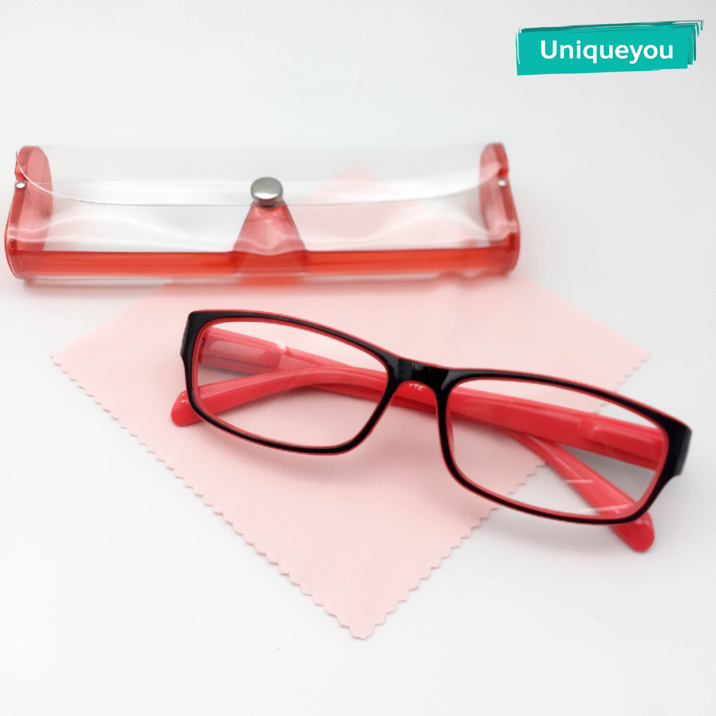 UniqueYou แว่นสายตายาวและสายตาสั้น เลนส์ชัด น้ำหนักเบา ใส่ได้ทั้งผู้หญิงและผู้ชาย คุณภาพอย่างดี พร้อมผ้าเช็ดแว่นและกล่องใส่แว่น