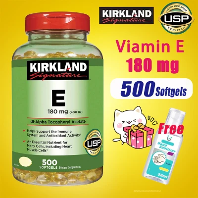 Kirkland vitamin EXP.04/2024 500 Softgels 400 IU (180 Mg) E