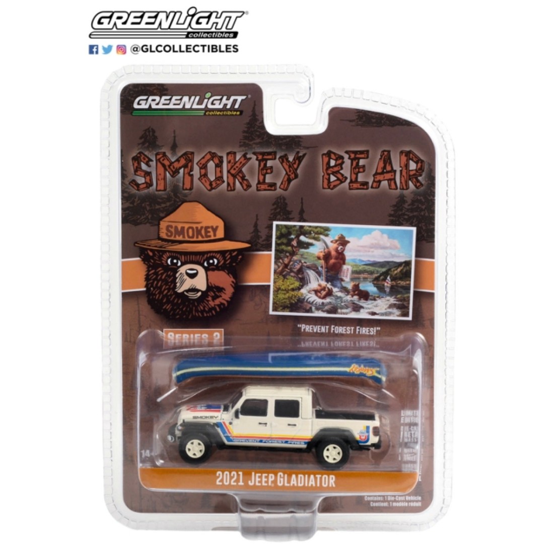 Greenlight 164 Smokey Bear Series 2 - 2021 Jeep Gladiator 38040-F - G2K ...