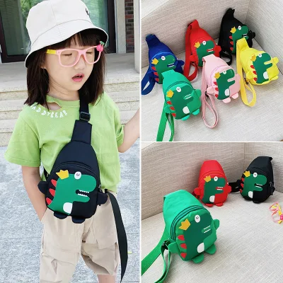 Baby Bags Cartoon Dinosaur Candy Color Kids Bags Outdoor Candy Toy Bags School Bags