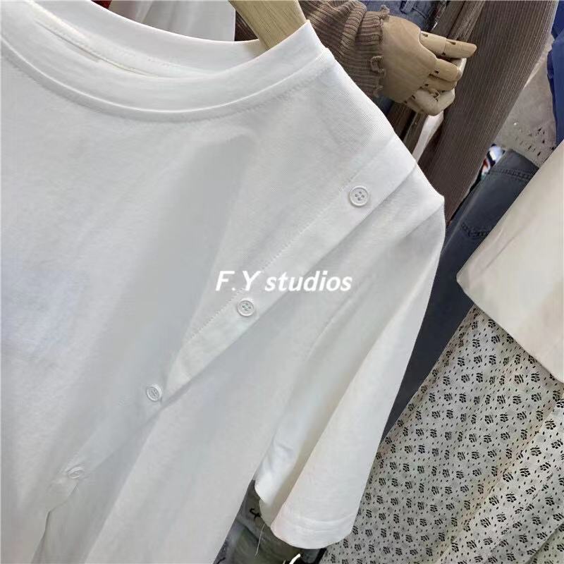 พร้อมส่ง‼️)????เสื้อยืดคอกลมแขนสั้น NO.90 เสื้