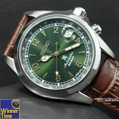Winner Time นาฬิกา Seiko Prospex IVORY Alpinist New 2020 Black Leather Band SPB121J รับประกันบริษัท ไซโก ประเทศไทย 1 ปี