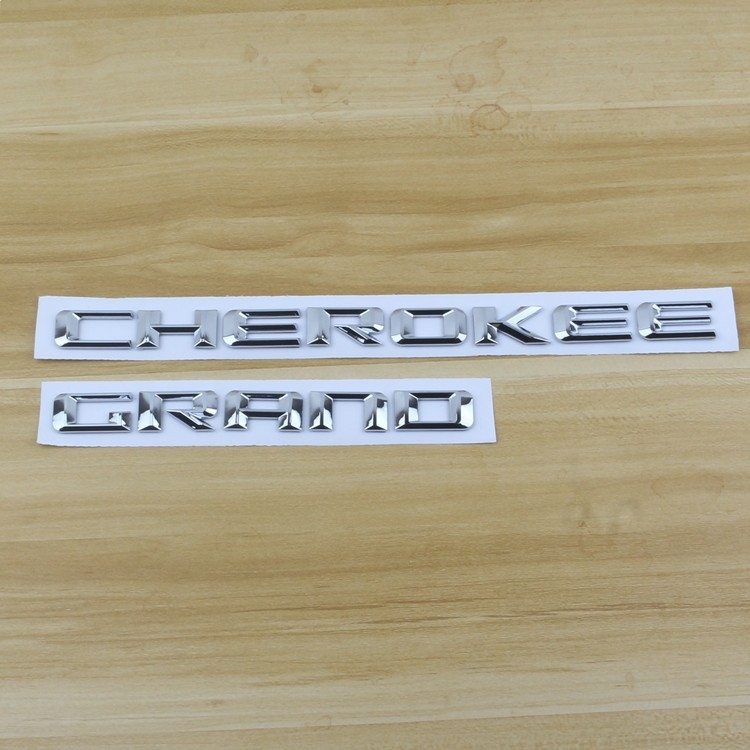 For jeep Grand Cherokee Front Left Right Door Side Emblem Nameplate ...