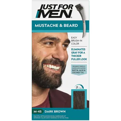 JUST FOR MEN : Moustache And Beard Dark Brown M-45