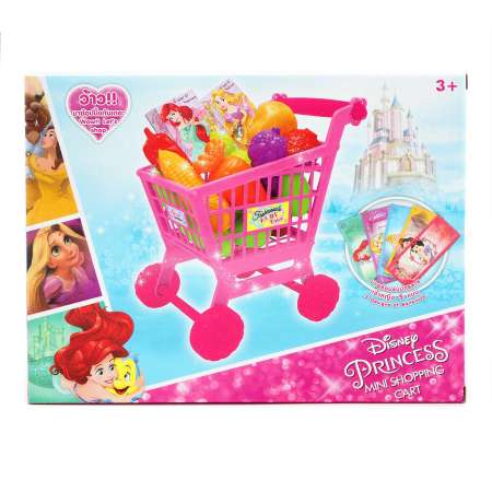 KIDTOYS มินิรถเข็นช้อปปิ้ง เจ้าหญิง ลายลิขสิทธิ์แท้ ขนาด ย 27*ก 6.5*ส 21 ซม.