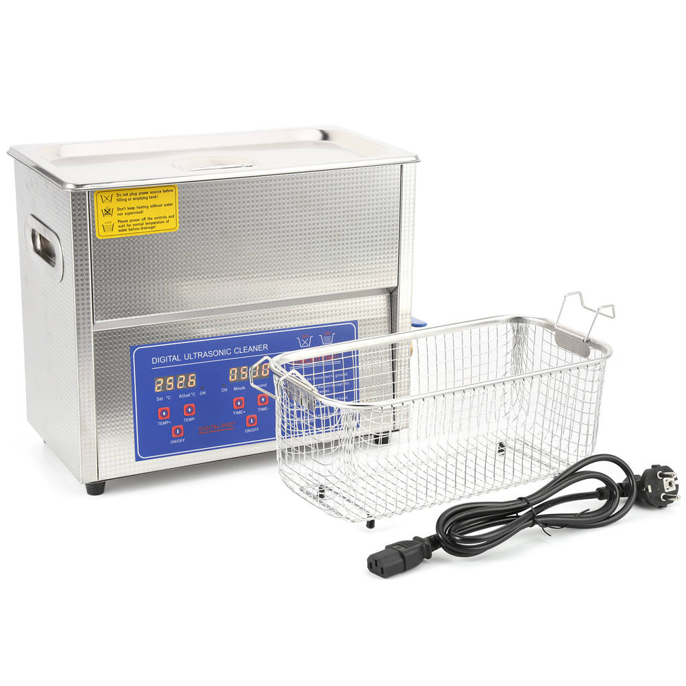 【ราคาถูกสุด】Ultrasonic Cleaner 6L Ultra Sonic Tank Bath Cleaning Heater Timer Digital Display MH