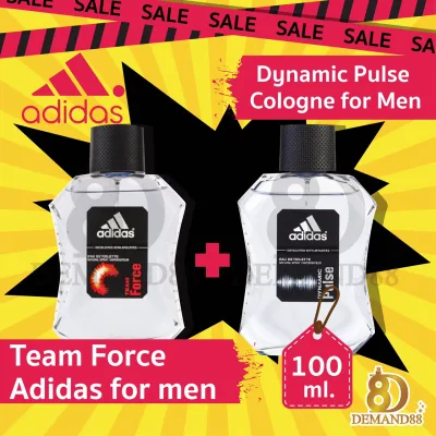 Adidas Team Force Adidas for men 100 ml. + Adidas Dynamic Pulse Cologne for Men 100 ml. พร้อมกล่อง