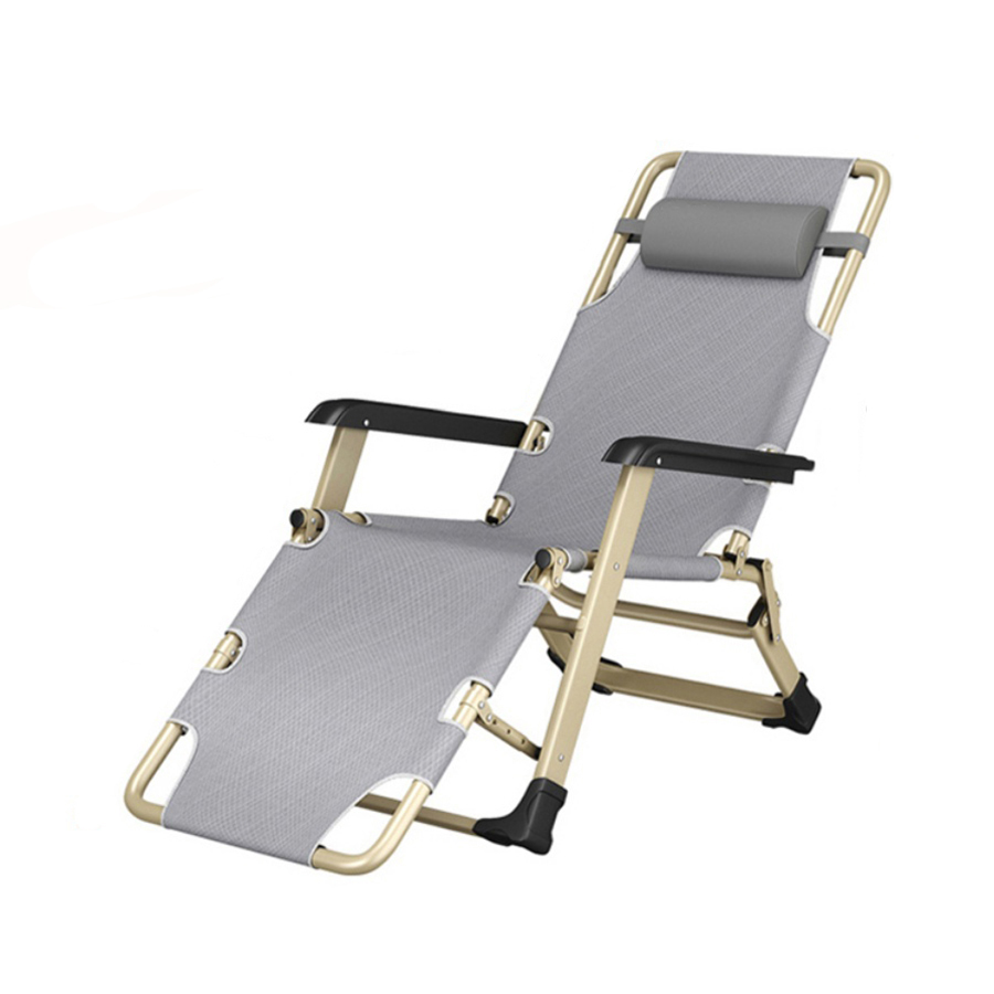 เตียงนอนพับได้ เตียงพับได้ เตียงพับ เตียงสนาม สามารถปรับเปลี่ยนความเร็วได้หลายรูปแบบได้อย่างอิสระ ความจุแบริ่ง: 300KG Deck Chair Livermart