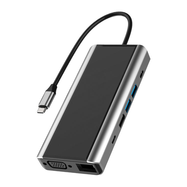 Hub USB C 13 in 1 Type C Adapter Hub Laptop Docking Station