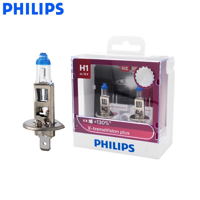 Philips X-treme Vision Plus H1 H4 H7 +130% หลอดไฟหน้าฮาโลเจนรถยนต์ ...