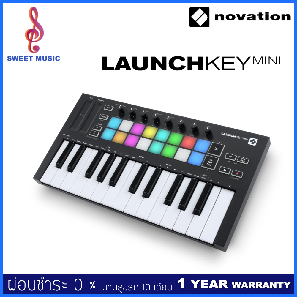 Novation Launchkey Mini MKIII คีย์บอร์ดใบ้ Midi Keyboard Controller