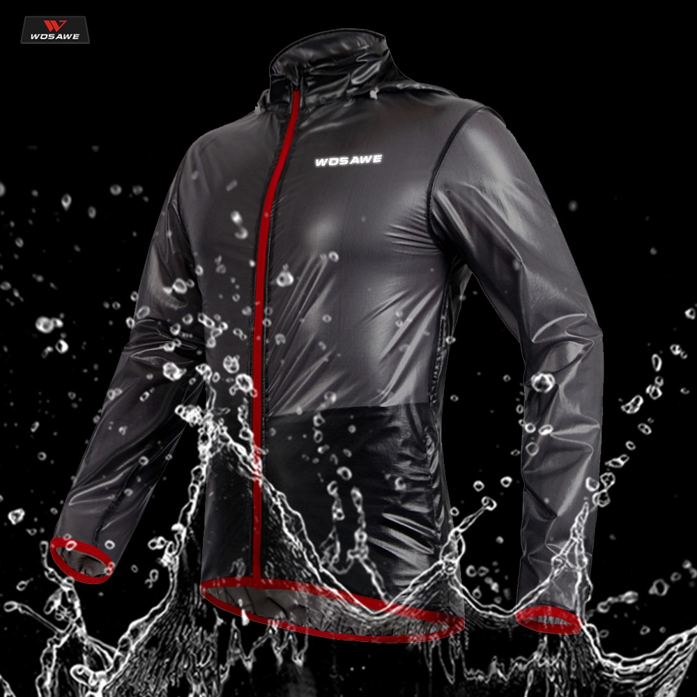 WOSAWE Racing เสื้อกันฝนรถจักรยานยนต์เสื้อกันฝนเสื้อผ้าวิบากขี่มอเตอร์ไบค์ Rain Jacket กันน้ำผู้ชาย
