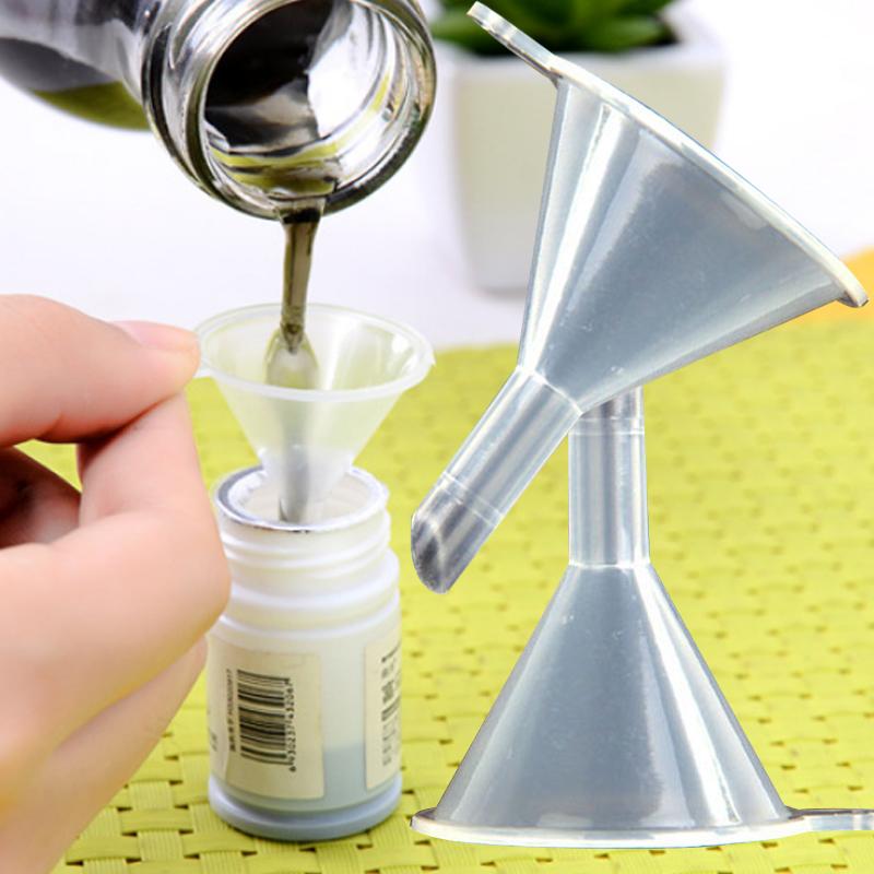 Liquid Oil Funnels Diffuser Bottle Mini Plastic Transparent Tools Home