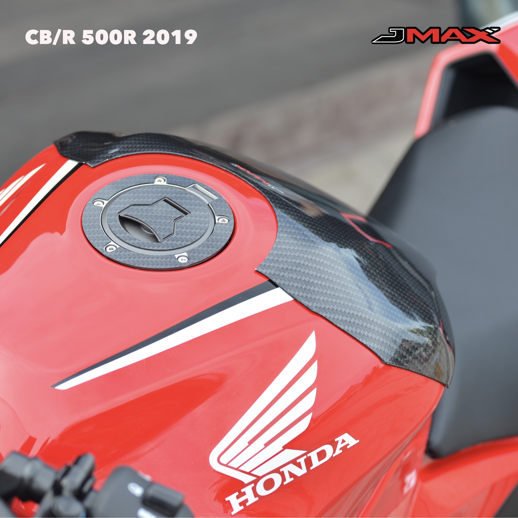 ครอบถัง Size L การ์ดถังน้ำมัน Tank Guard Honda CBR500R CB500F ปี 2019