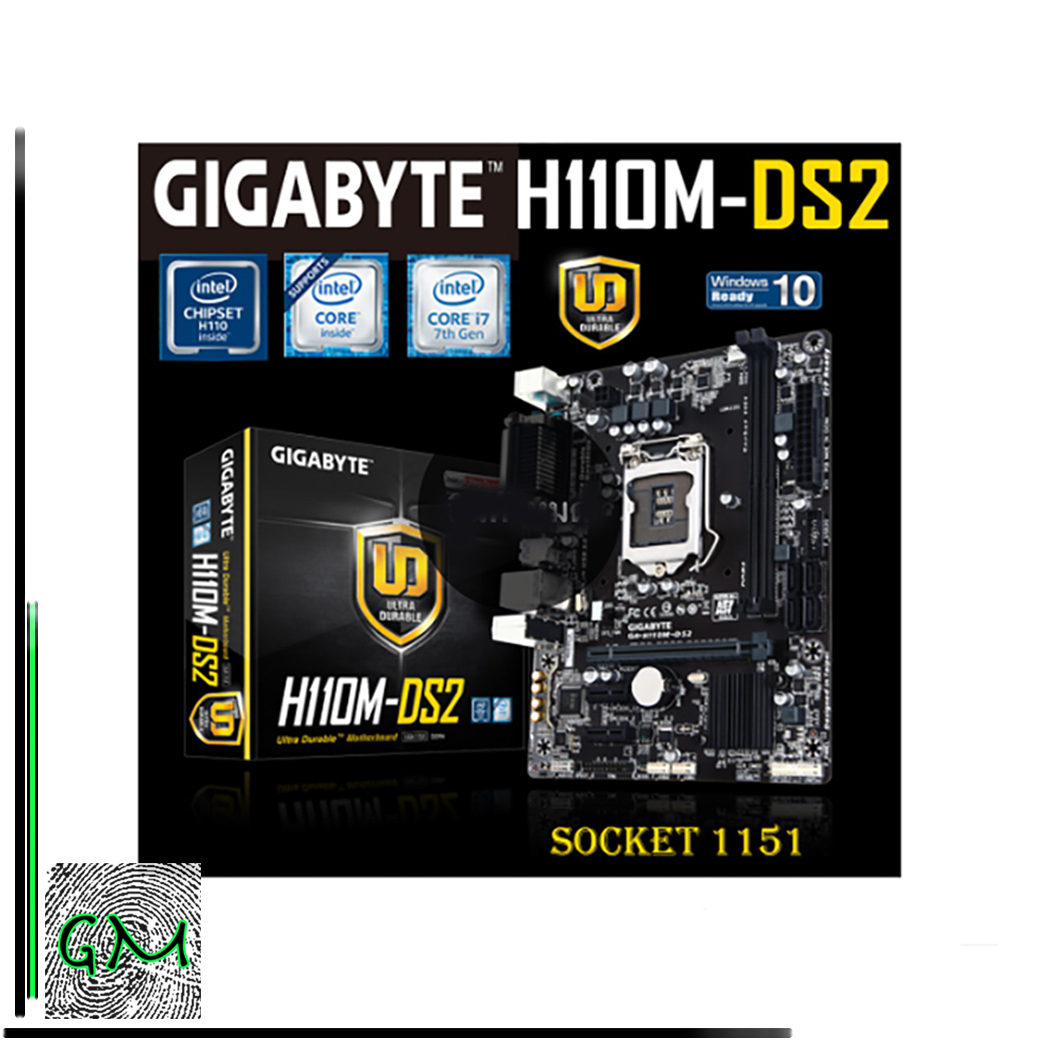 Mainboard GIAGBYTE H110MDS2 (Socket 1151) DDR4 ประกัน 3 ปี BY SVOA (ออก VAT ได้) Lazada.co.th